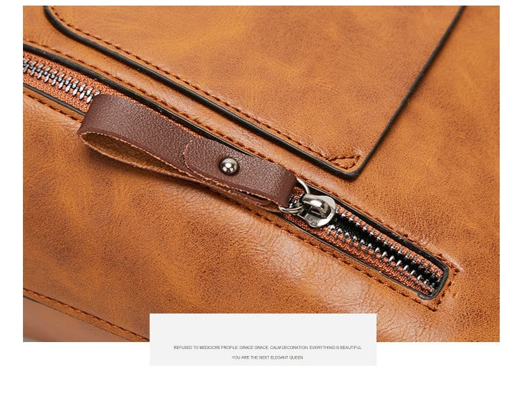 Britney - Elegante De Piel Hombro Bolso