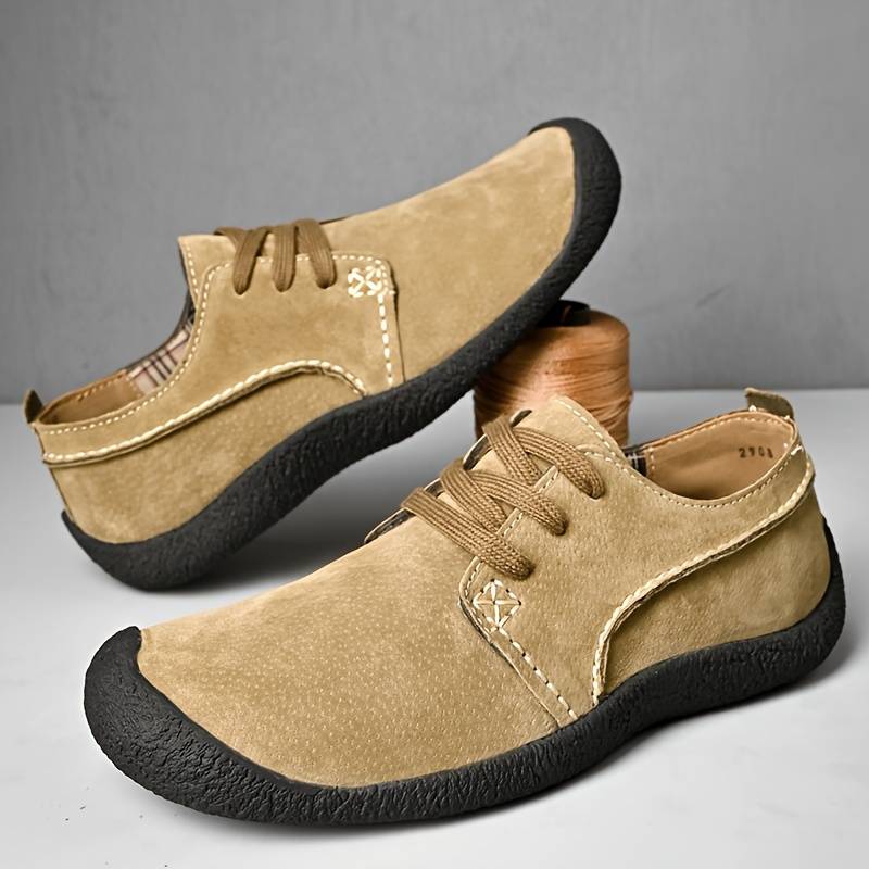 Boyce - Zapatos De Ante Con Cordones Cuero