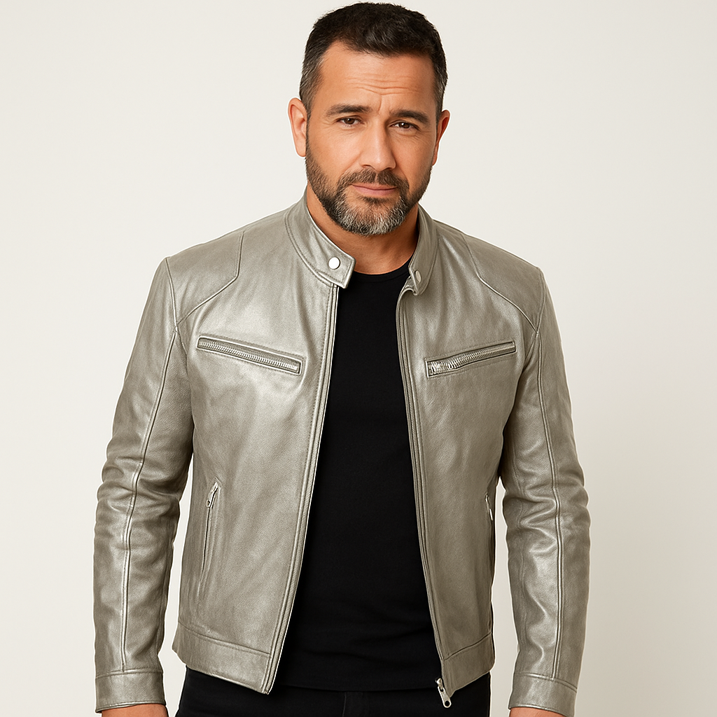 Álvarez | Chaqueta de Cuero Premium