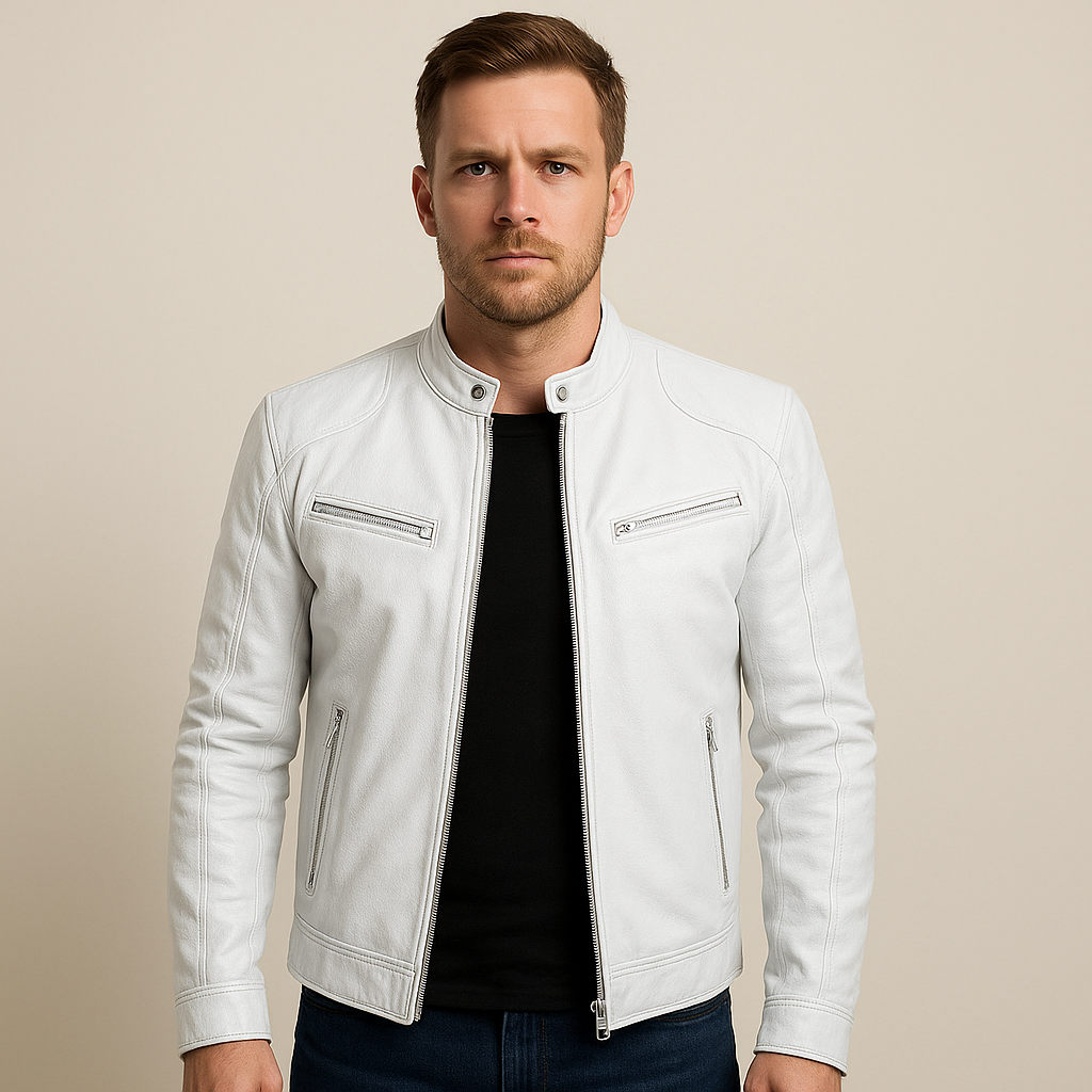 Álvarez | Chaqueta de Cuero Premium