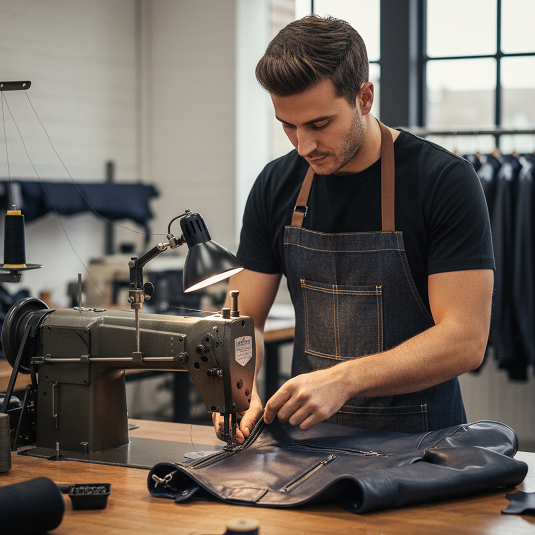 Álvarez | Chaqueta de Cuero Premium