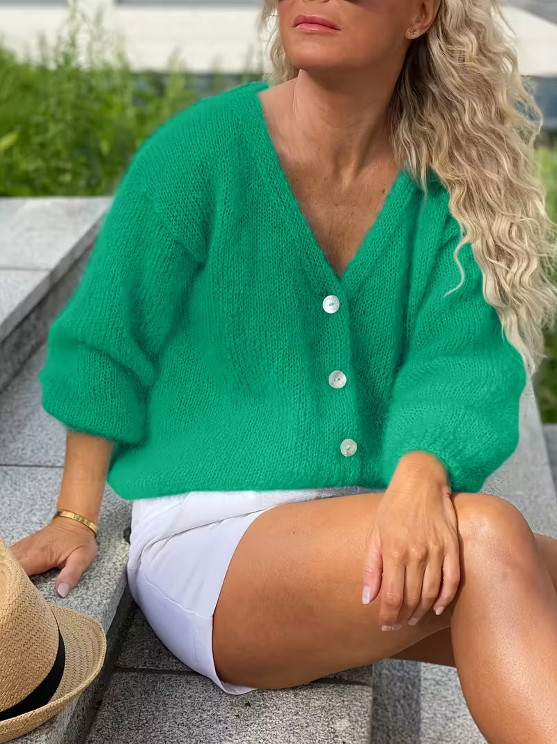 Hozanna - Jersey De Manga Larga De Punto Con Botones