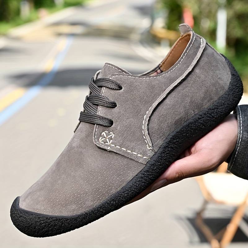 Boyce - Zapatos De Ante Con Cordones Cuero