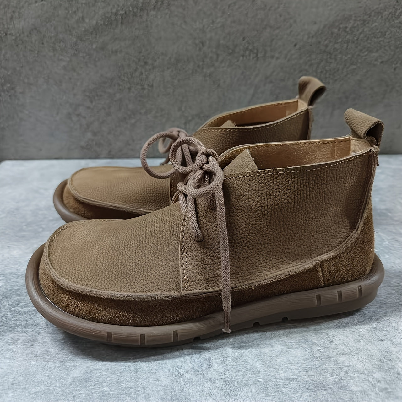 Lirinda - Botas Tobillo De Cuero Con Cordones