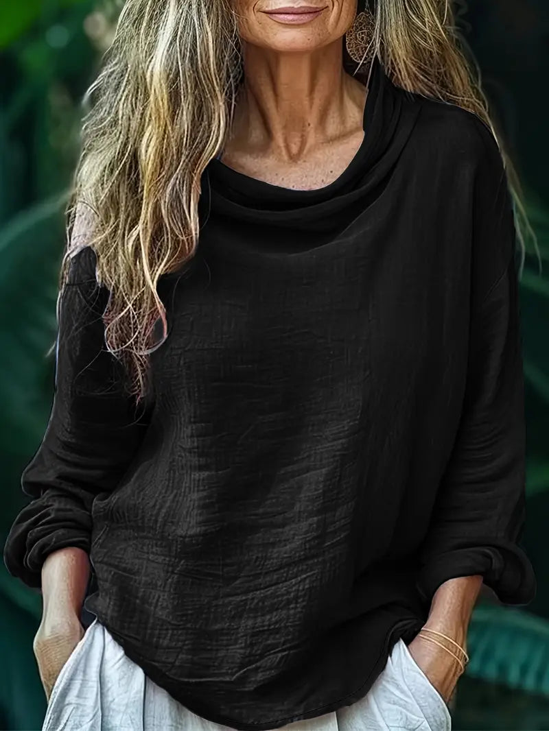 Hellen - Elegante Blusa De Manga Larga