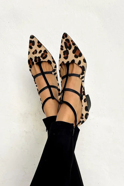 Beatriz | Tacones con estampado de leopardo