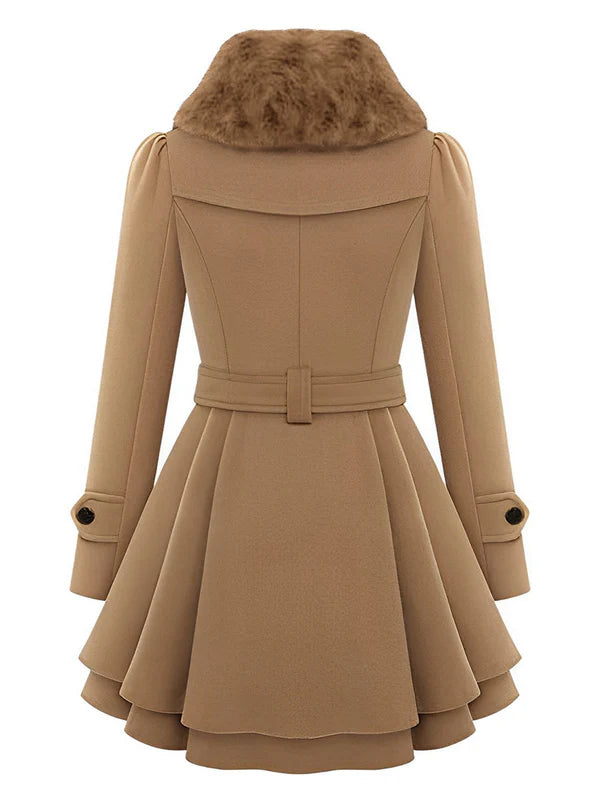 Naia | Abrigo De Invierno A Medida Con Cuello De Piel