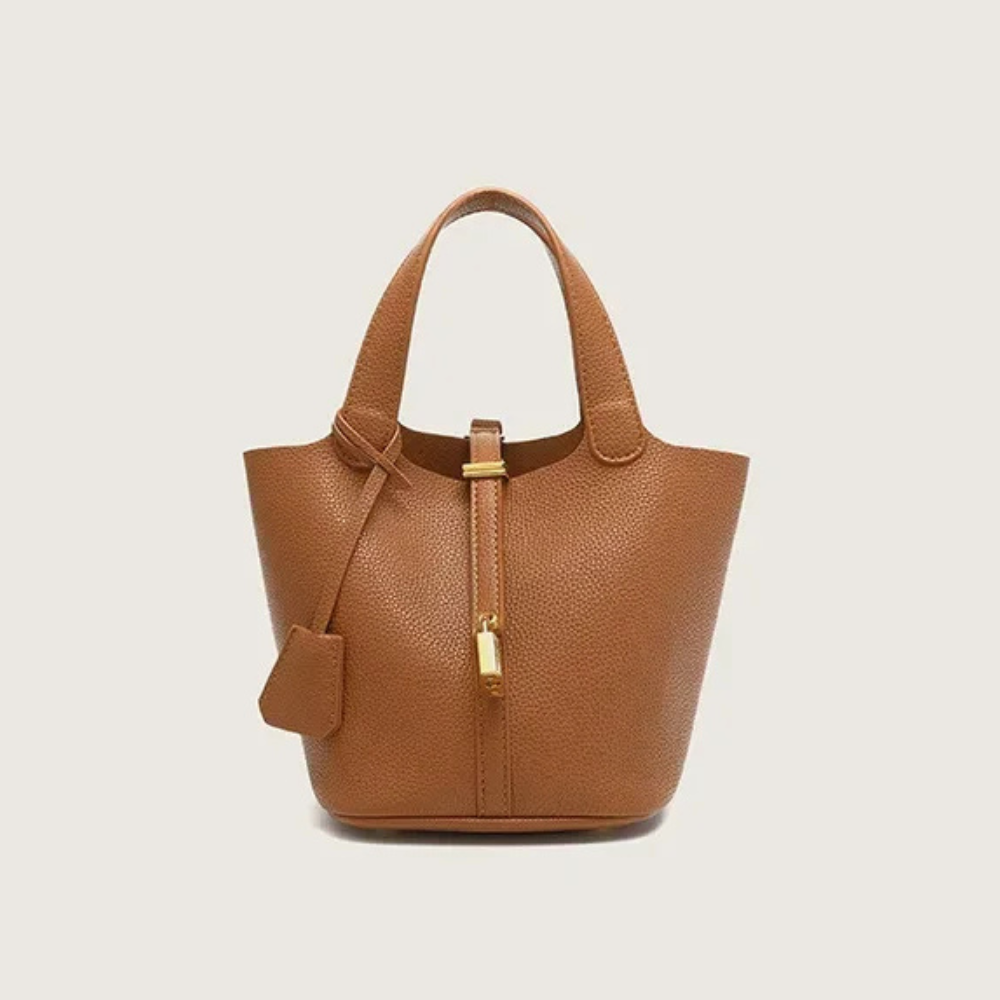 BellaTrend™ | Cuero tipo cubeta Bolso de mano