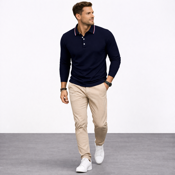Milien | Polo Casual Premium Con Cuello En Contraste