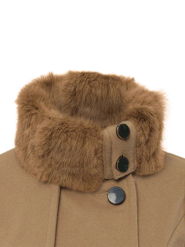 Naia | Abrigo De Invierno A Medida Con Cuello De Piel