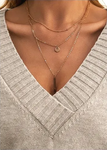 Frida | Suéter Liso Con Cuello En V – Tejido De Punto Holgado