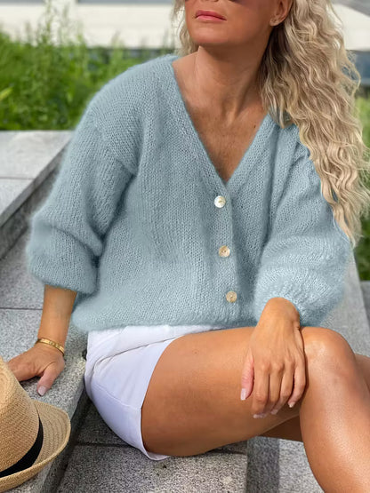 Hozanna - Jersey De Manga Larga De Punto Con Botones