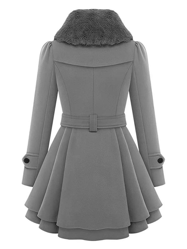 Naia | Abrigo De Invierno A Medida Con Cuello De Piel