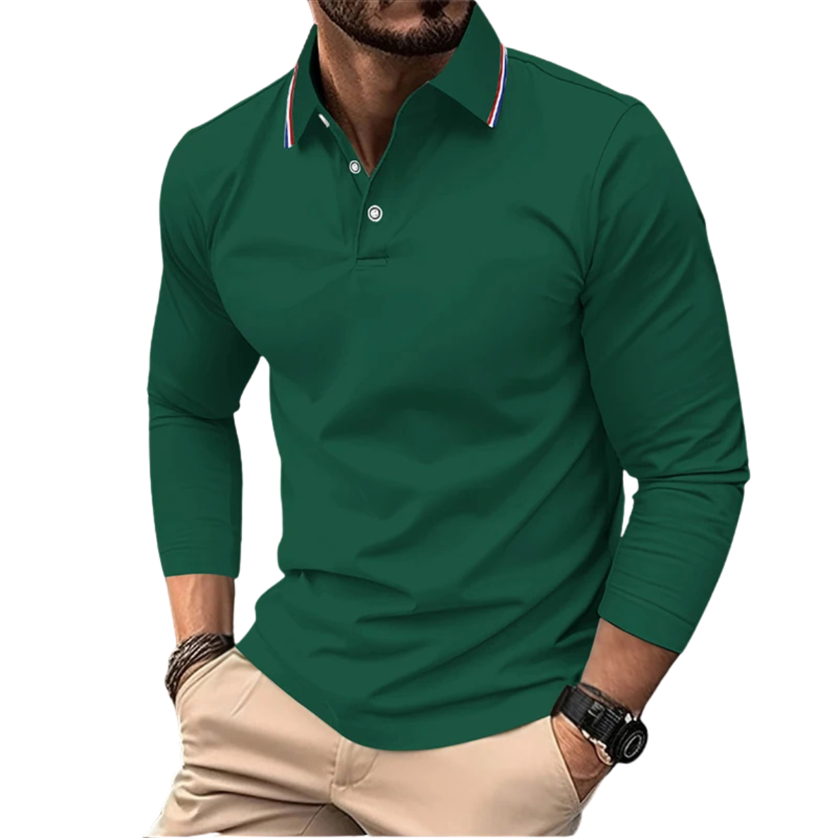 Milien | Polo Casual Premium Con Cuello En Contraste