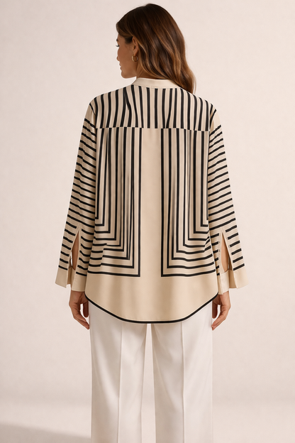 Helena™ | Blusa Denim Suave
