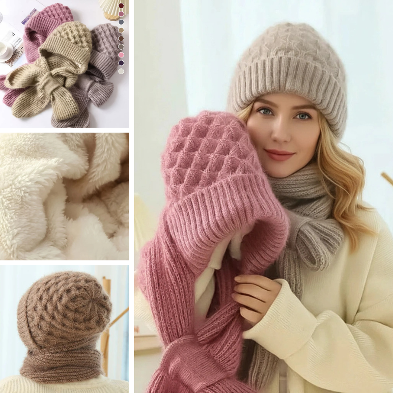 Fleece | Gorro Y Bufanda Forrados Y A Prueba De Viento