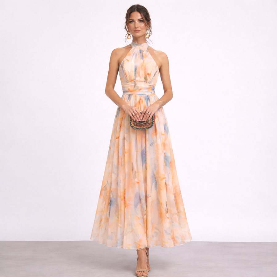 Valentina™ | Vestido halter elegante