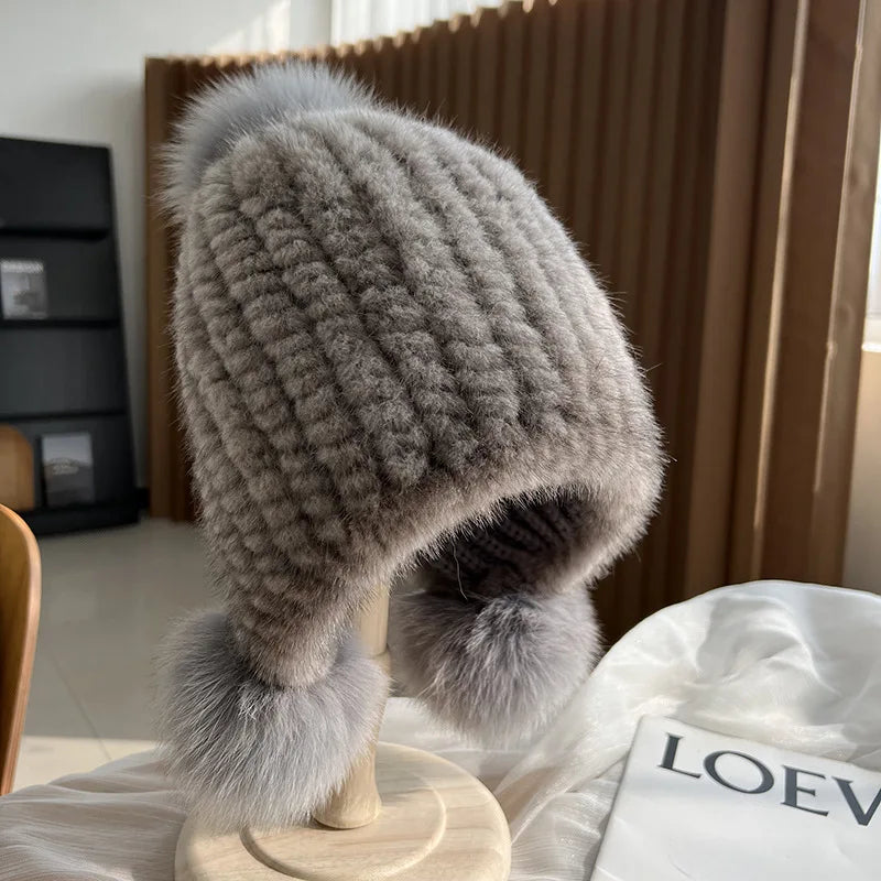 Isadora | PREMIUM Gorro De Piel De Visón