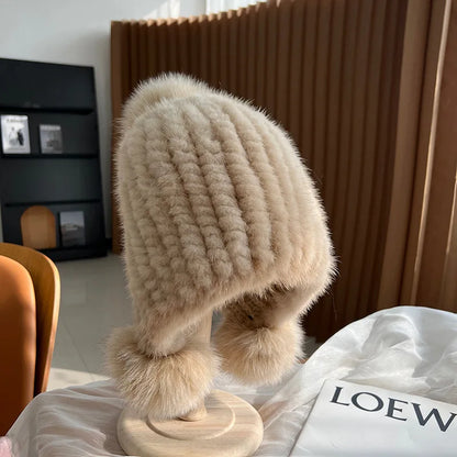 Isadora | PREMIUM Gorro De Piel De Visón