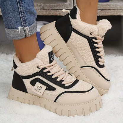 Selin - Botines De Forro Polar Cálidos Para El Invierno