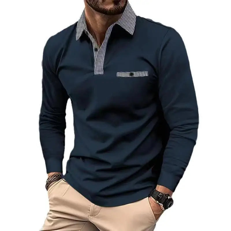 Anhal | Polo Elegante A Cuadros Para Hombre