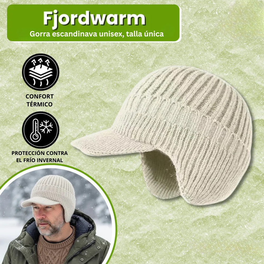 Fjordwarm – Gorro De Invierno Escandinavo Con Orejeras (Unisex, Talla Única)