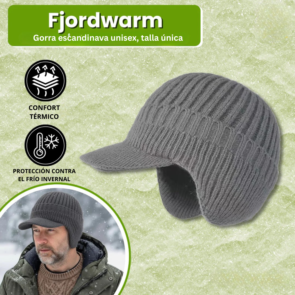 Fjordwarm – Gorro De Invierno Escandinavo Con Orejeras (Unisex, Talla Única)