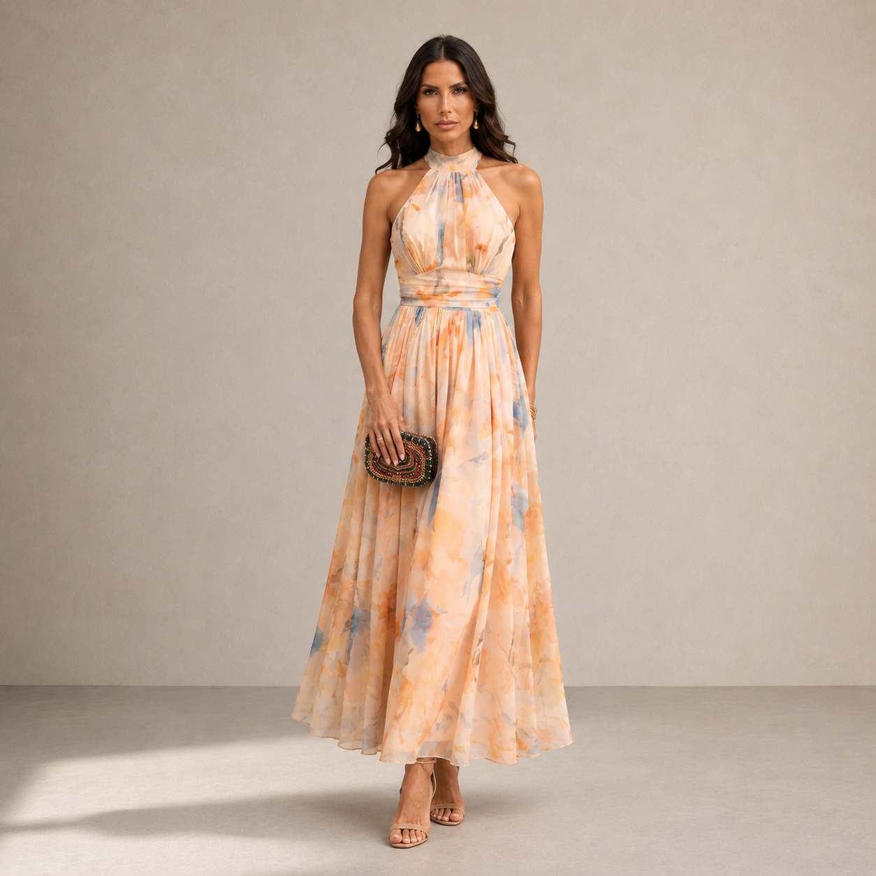 Valentina™ | Vestido halter elegante