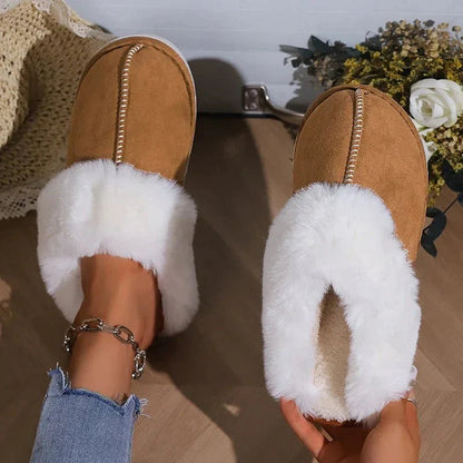 Chioma - Zapatillas Antideslizantes De Pelo Para El Invierno