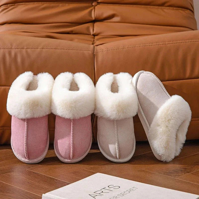 Chioma - Zapatillas Antideslizantes De Pelo Para El Invierno