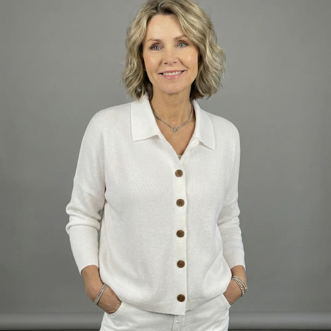 Mila | Cárdigan Clásico De Punto Con Botones