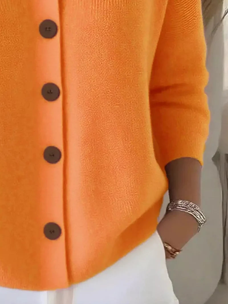 Mila | Cárdigan Clásico De Punto Con Botones