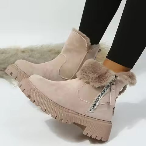 Emila | Elegancia cálida con las botas de invierno Floor