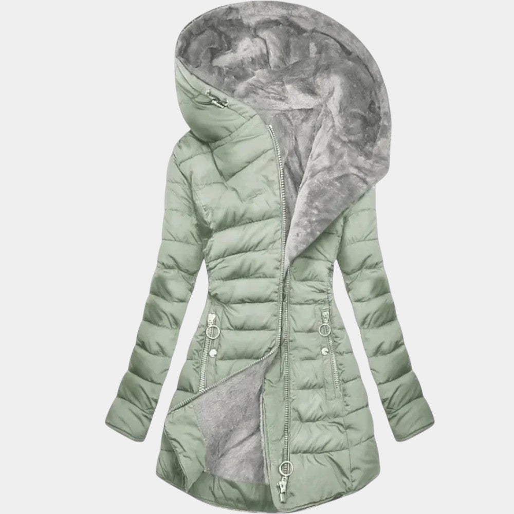 Kori™ | Abrigo Acolchado de Invierno con Capucha