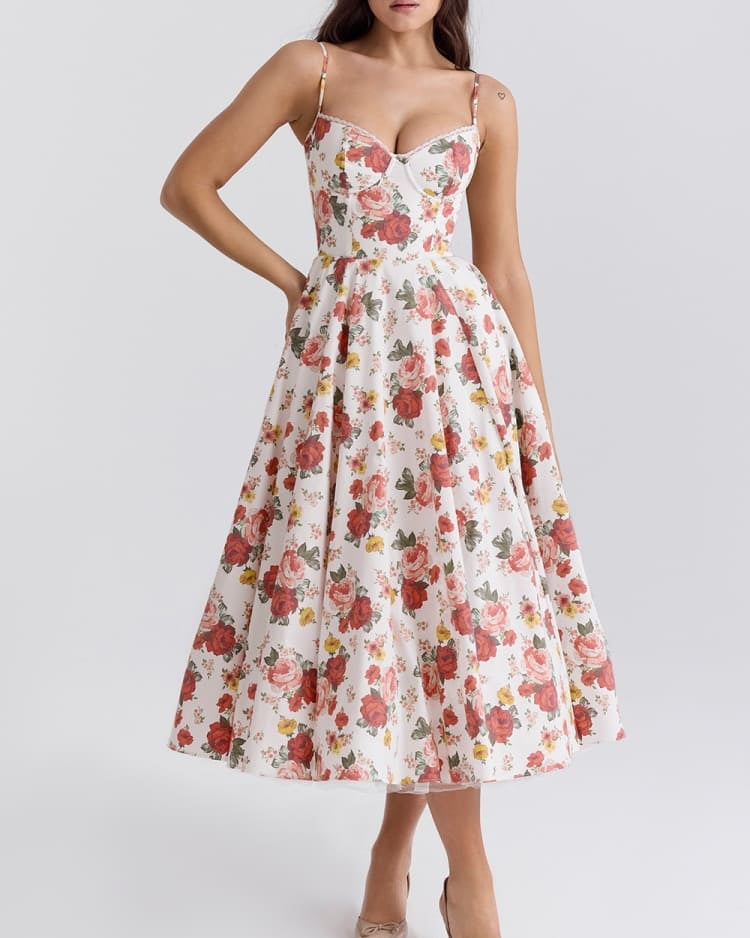 Camila™ | Vestido midi de lujo