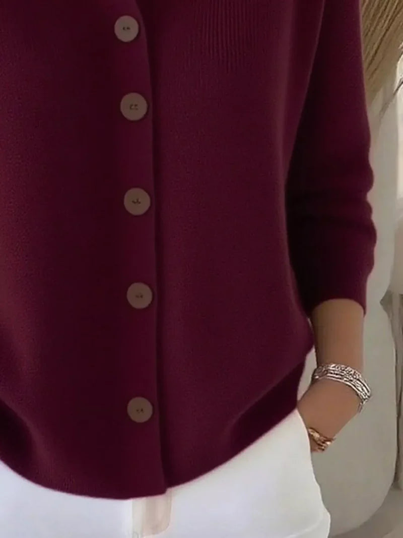 Mila | Cárdigan Clásico De Punto Con Botones