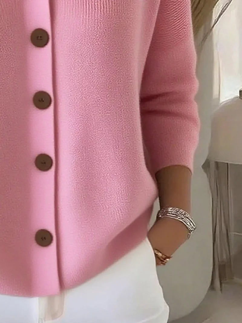 Mila | Cárdigan Clásico De Punto Con Botones